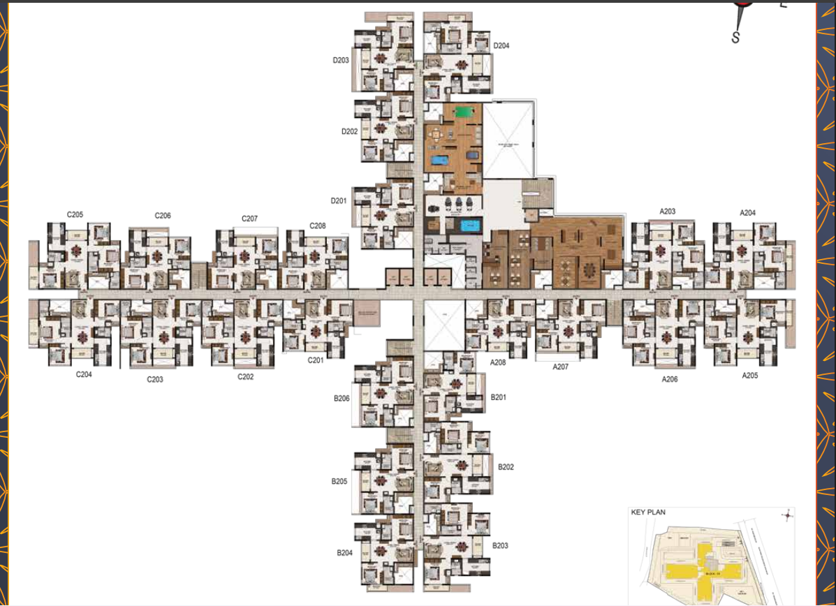 2 BHK Floor Plan
